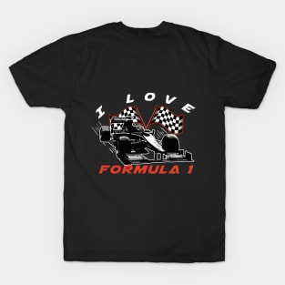 I LOVE F 1 T-Shirt